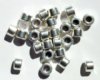 25 4x6mm Antique Silver Metal Spacer Beads
